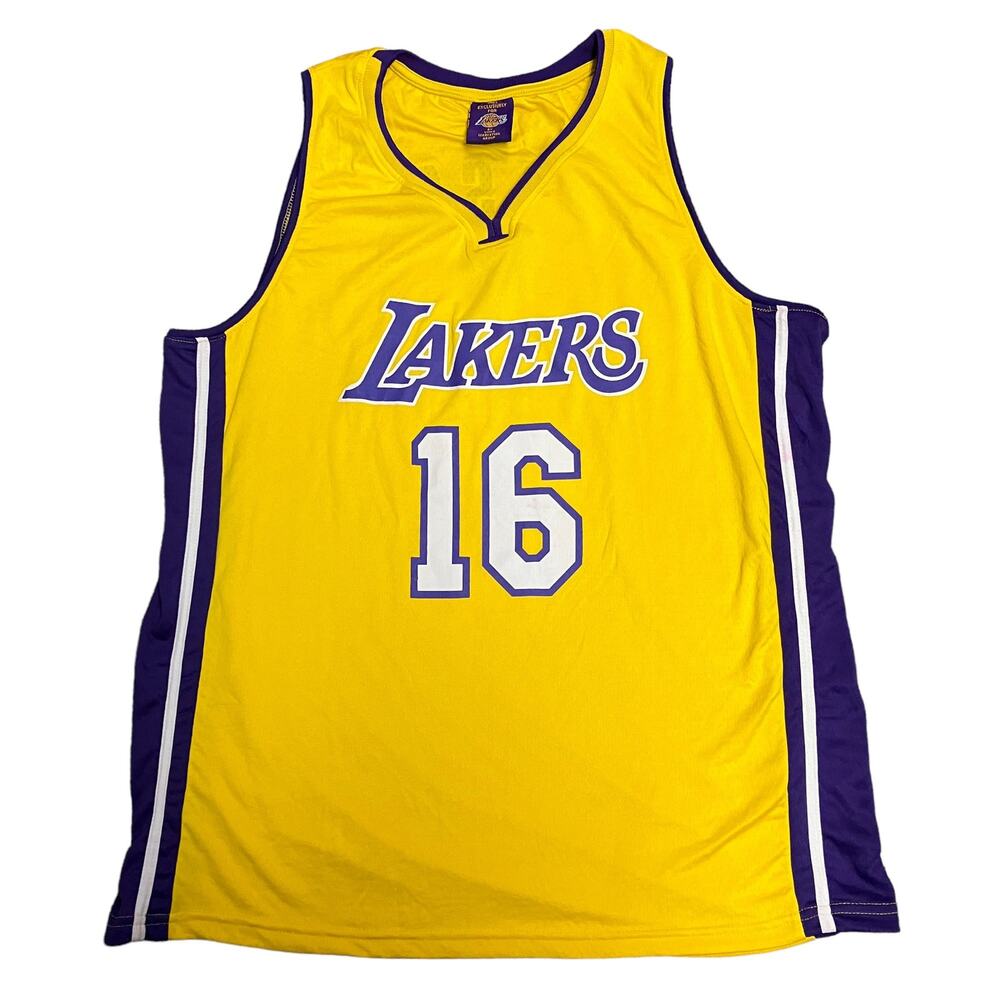Paul Gasol 16 Made Exclusive LA Lakers Size XL